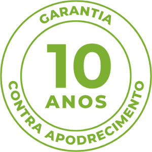 Madeira plástica MBS: 10 anos de garantia contra apodrecimento