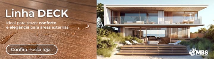 Conheça a linha de decks de madeira plástica MBS na loja virtual Store MBS