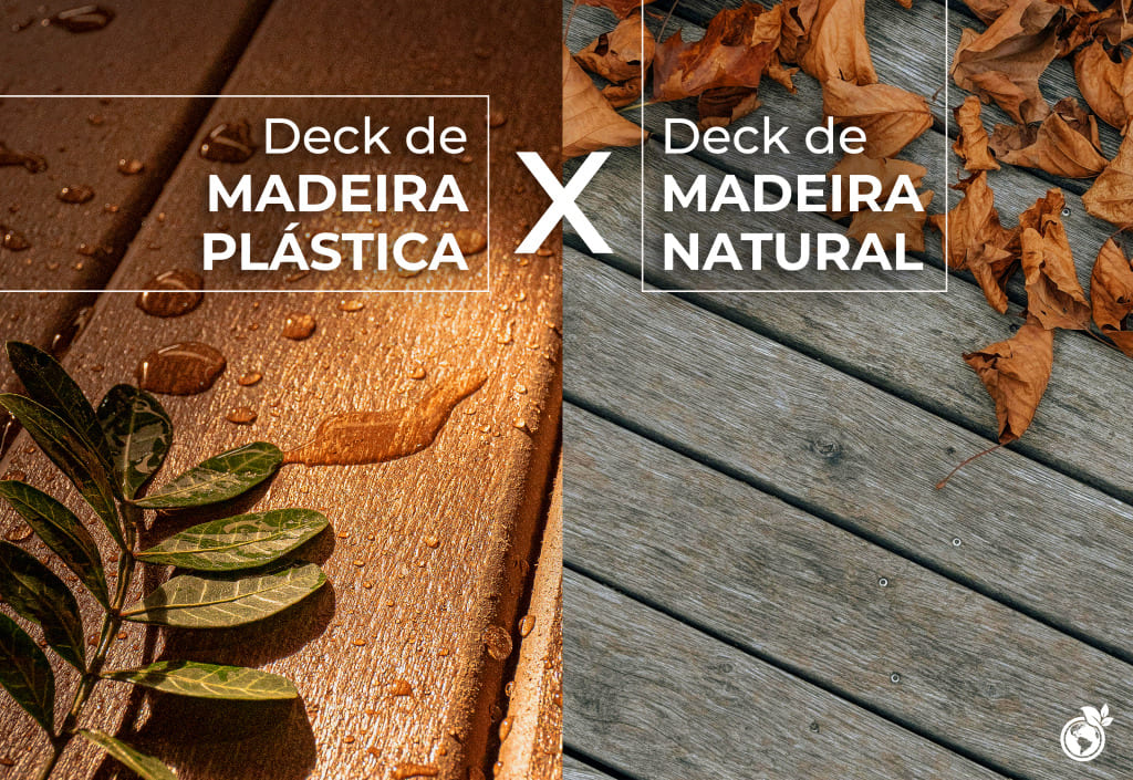 Comparativo entre madeira plástica e madeira natural