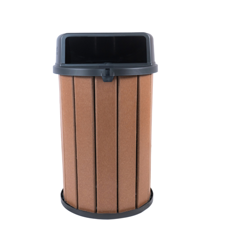 Lixeira marrom 100l
