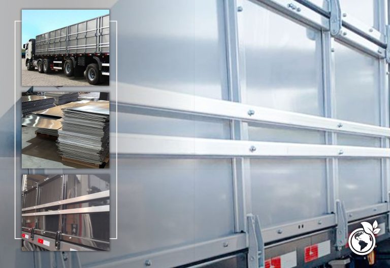 Carroceria com chapas de alumínio ACM da MBS